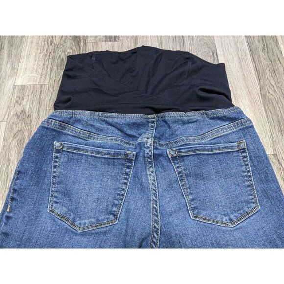 (3/$35) Isabel Maternity By Ingrid & Isabel Size 4 Full Panel Skinny Jeggings - Picture 3 of 11